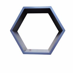 Raft Helen, hexagon, gri